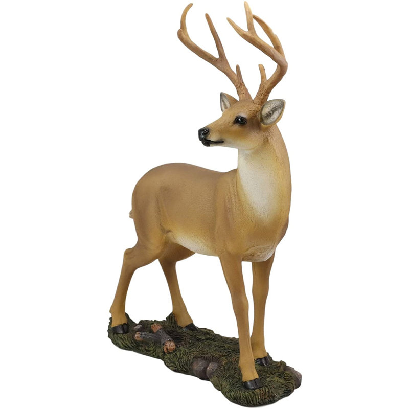 Loon Peak® Carbone Outdoor Hunter Whitetail Deer Statue & Reviews Wayfair